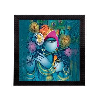 Radha Krishna Satin Matt Texture UV Art Painting 1