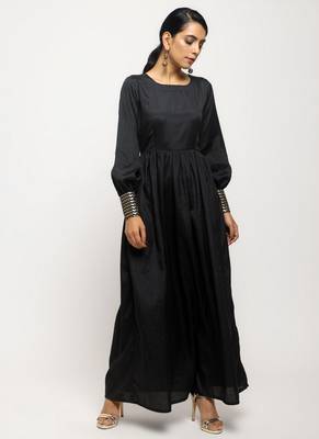 Black Foil Cuff Dress 3