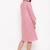 Pink Floral Dobby Cuff Dress