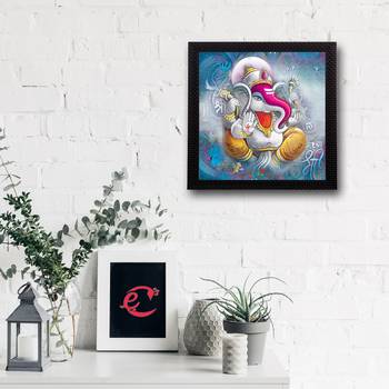 Lord Ganesha Satin Matt Texture UV Art Painting 2