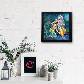 Radha Krishna Satin Matt Texture UV Art Painting 2