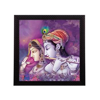 Radha Krishna Satin Matt Texture UV Art Painting 1