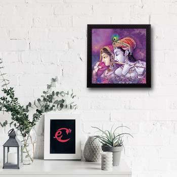 Radha Krishna Satin Matt Texture UV Art Painting 2