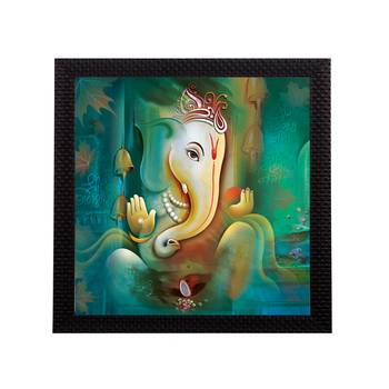Lord Ganesha Satin Matt Texture UV Art Painting 1