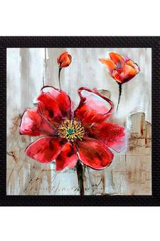 Floral Satin Matt Texture UV Art Painting