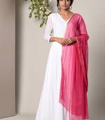 Pink Chiffon Dupatta