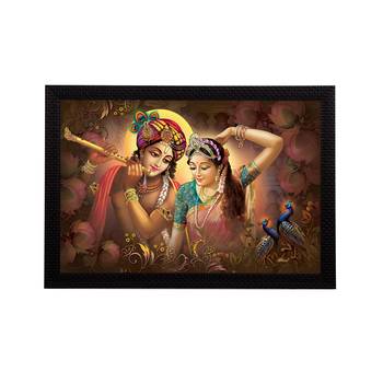 Radha Krishna Satin Matt Texture UV Art Painting 1