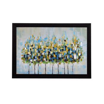 Abstract Trees Satin Matt Texture UV Art Painting 1