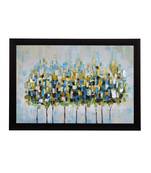 Abstract Trees Satin Matt Texture UV Art Painting