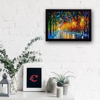 Lovely Rain View Satin Matt Texture UV Art Painting 2