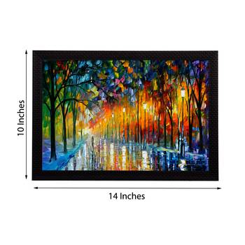 Lovely Rain View Satin Matt Texture UV Art Painting 3