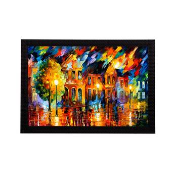 Rain View Satin Matt Texture UV Art Painting 1