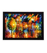 Rain View Satin Matt Texture UV Art Painting