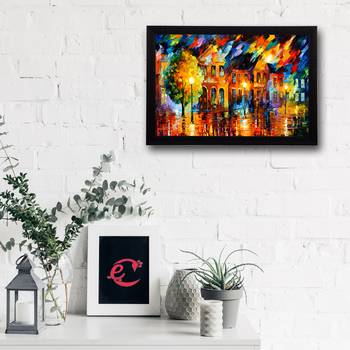 Rain View Satin Matt Texture UV Art Painting 2