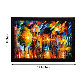 Rain View Satin Matt Texture UV Art Painting 3