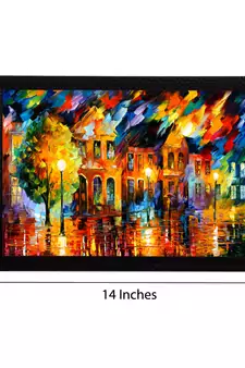 Rain View Satin Matt Texture UV Art Painting