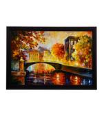 Rain View Satin Matt Texture UV Art Painting