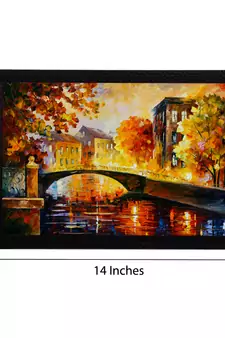 Rain View Satin Matt Texture UV Art Painting