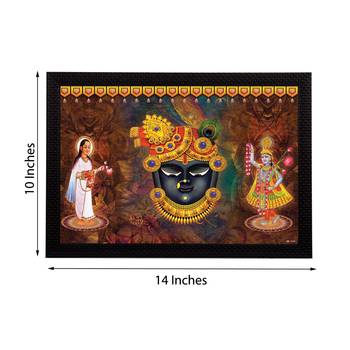 Lord Shrinath Satin Matt Texture UV Art Painting 3