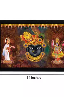 Lord Shrinath Satin Matt Texture UV Art Painting