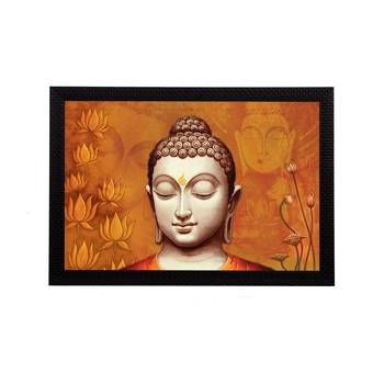 Spritual Lord Buddha Satin Matt Texture UV Art Painting 1