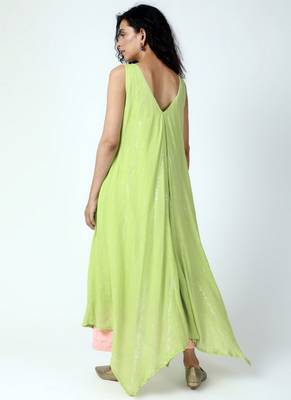 Mint Green Asymmetric Kurta-Pant 4