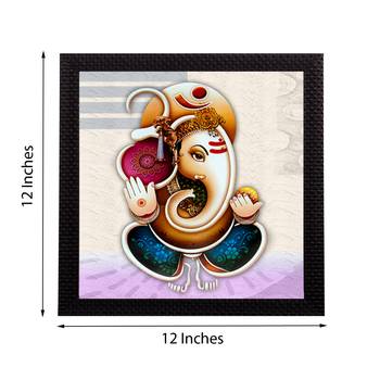 Lord Ganesha Satin Matt Texture UV Art Painting 2