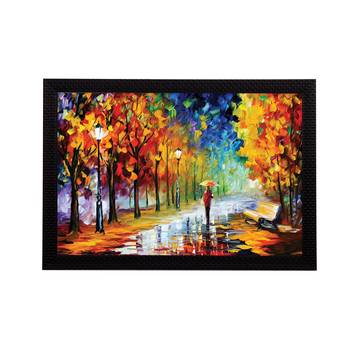 Lovely Rain View Satin Matt Texture UV Art Painting 1