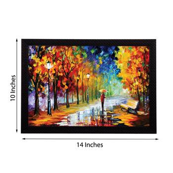 Lovely Rain View Satin Matt Texture UV Art Painting 3