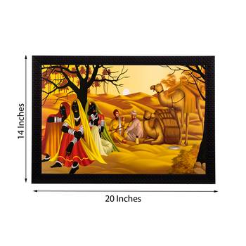 Village View Satin Matt Texture UV Art Painting 2