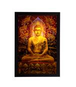 Spritual Lord Buddha Satin Matt Texture UV Art Painting