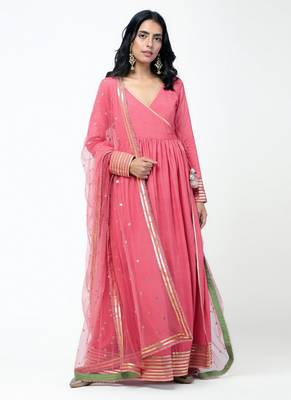 Peach Gota Angrakha Set 1