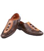  Casual Ethnic Brown Nagra Shoes For Men