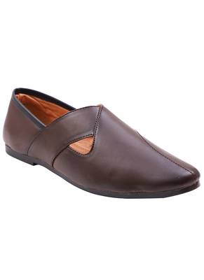  Casual Ethnic Brown Juttis Shoes For Men 3