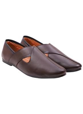  Casual Ethnic Brown Juttis Shoes For Men 4
