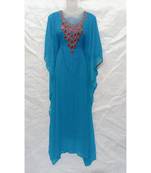 Sky Blue Designer Farasha