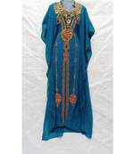 Sky Blue Designer Farasha