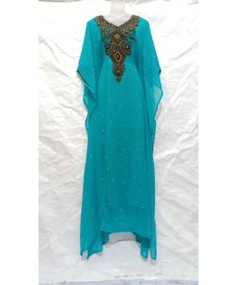 Sky Blue Designer Farasha 1