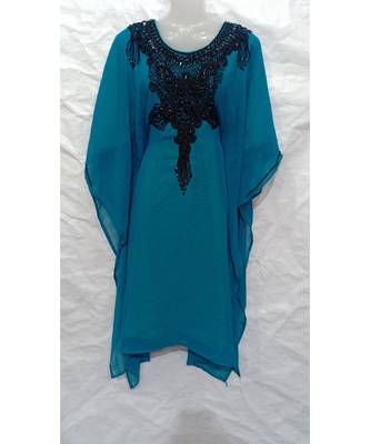 Sky Blue Designer Farasha 1