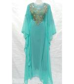 Sky Blue Designer Farasha
