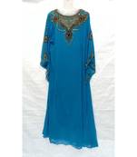 Sky Blue Designer Farasha