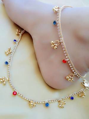 Multicolor Diamond Anklets 1