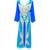 MIX COLOR Embroidered georgette Islamic Arabic PartyWear KAFTAN
