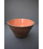 Orange Wooden Bowl
