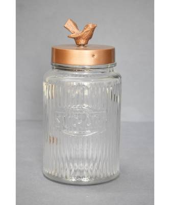 Bird Lid Glass Jar 1