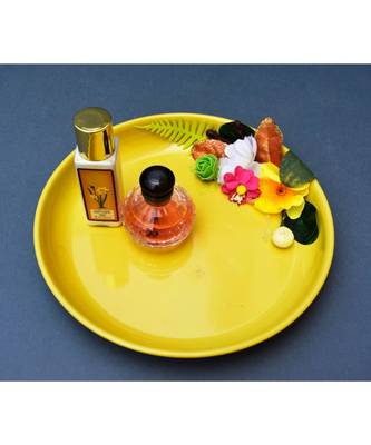 Color Palatte Round Trinket Tray - Yellow 2