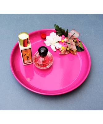 Color Palatte Round Trinket Tray - Pink 2