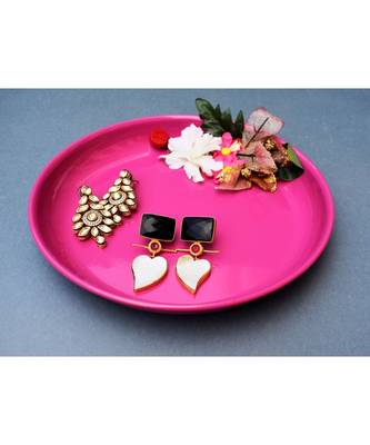Color Palatte Round Trinket Tray - Pink 3