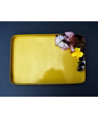 Color Palatte Rectangle Trinket Tray - Yellow 2