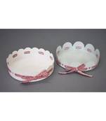 Small Round Trinklet Basket Set cum Jewellry Organiser